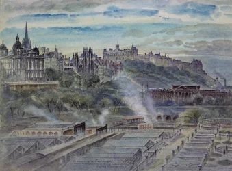 Edinburgh von der Nähe der St. Anthony